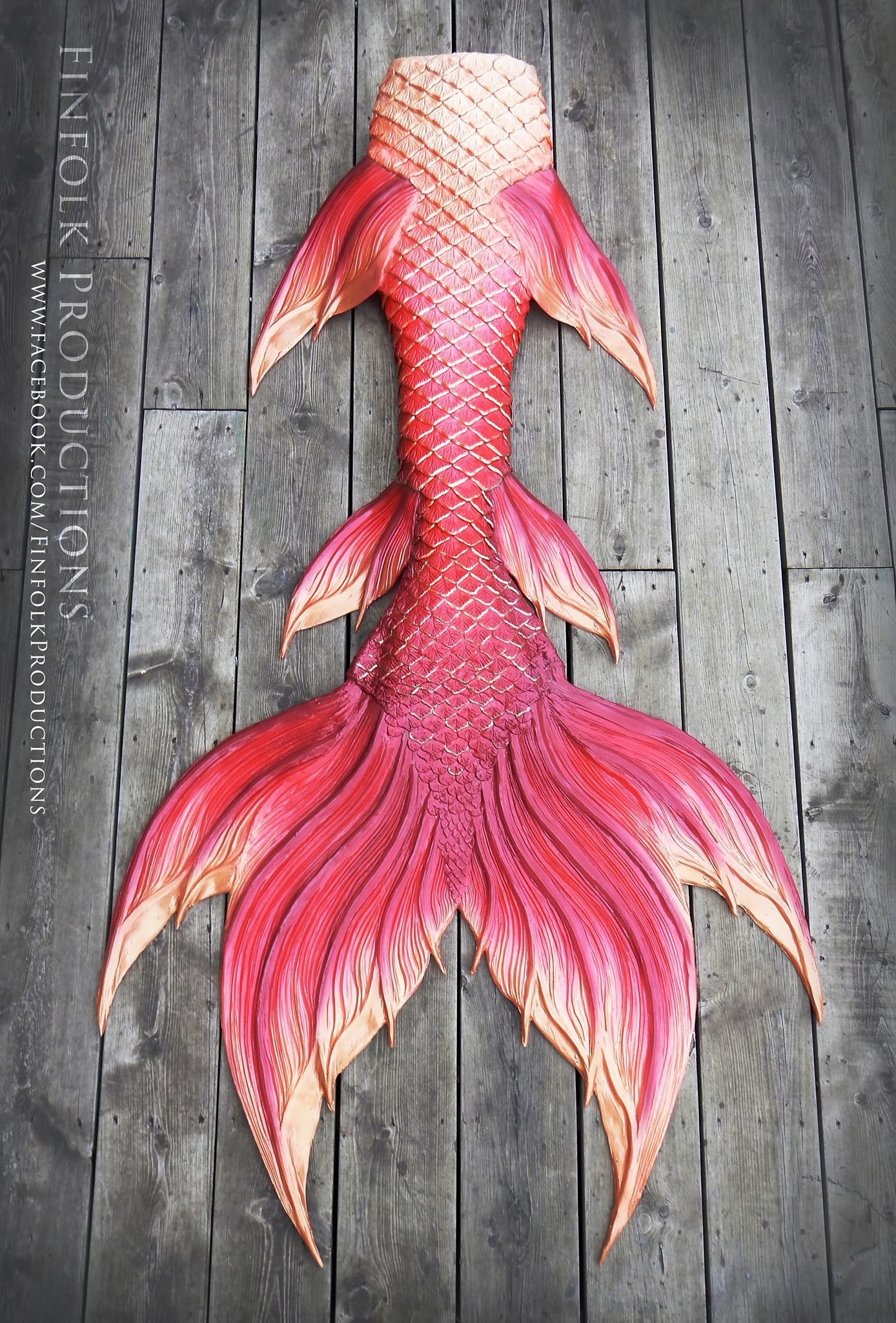 Full Silicone Mermaid Tail by Finfolk Productions.