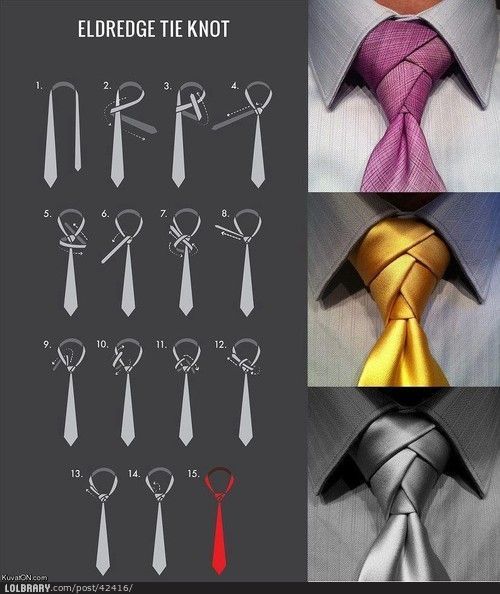 How to Tie a Necktie – Eldrege Knot Animated How to Video