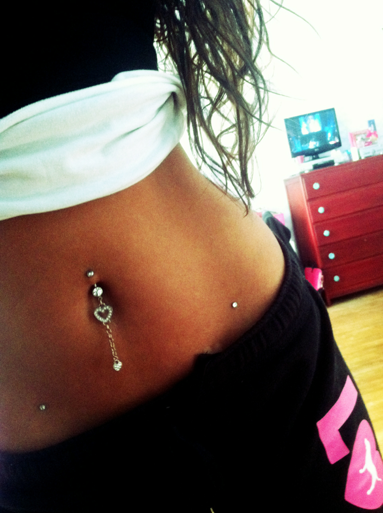 I think the dermal piercings are growing on me I love my lower back dermals maybe hips would be nice