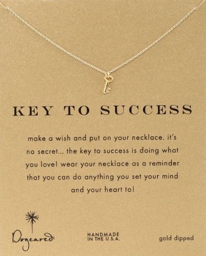 “Key To Success” Pendant Necklace. Graduation gifts for girls