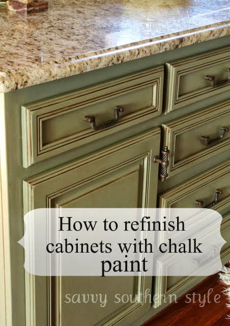 Kitchen Cabinets Tutorial using chalk paint, lacquer, and glaze. Annie Sloan chalk paint, Annie Sloan Lacquer, Valspar glaze