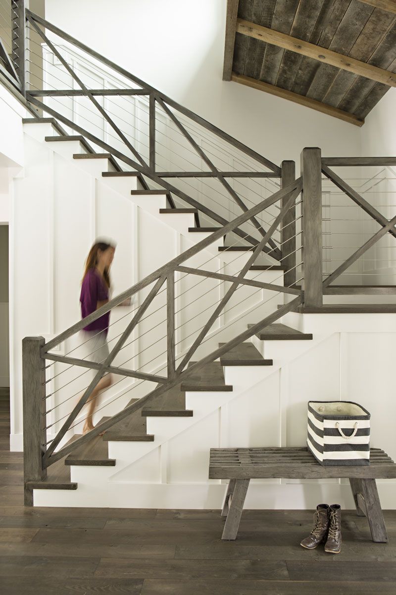 Like floor. Different for stairs from other selections, but i like it. Weathered gray wood.