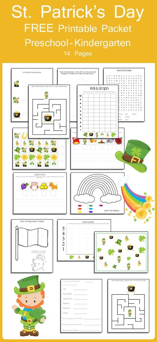 Looking for a comprehensive learning resource for your preschooler or Kindergartner? This is an awesome St. Patrick’s Day themed