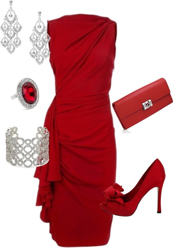 “paint the town red” by teresajohnson-1 on Polyvore LOVE LOVE LOVE AND IT IS RED!!!!!
