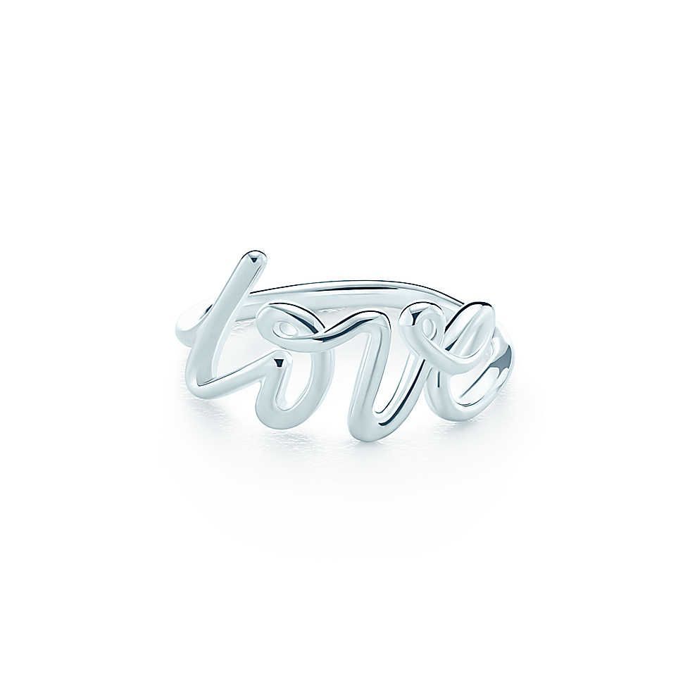 Paloma Picasso® Love ring in sterling silver. | Tiffany & Co. size 4.5 $175