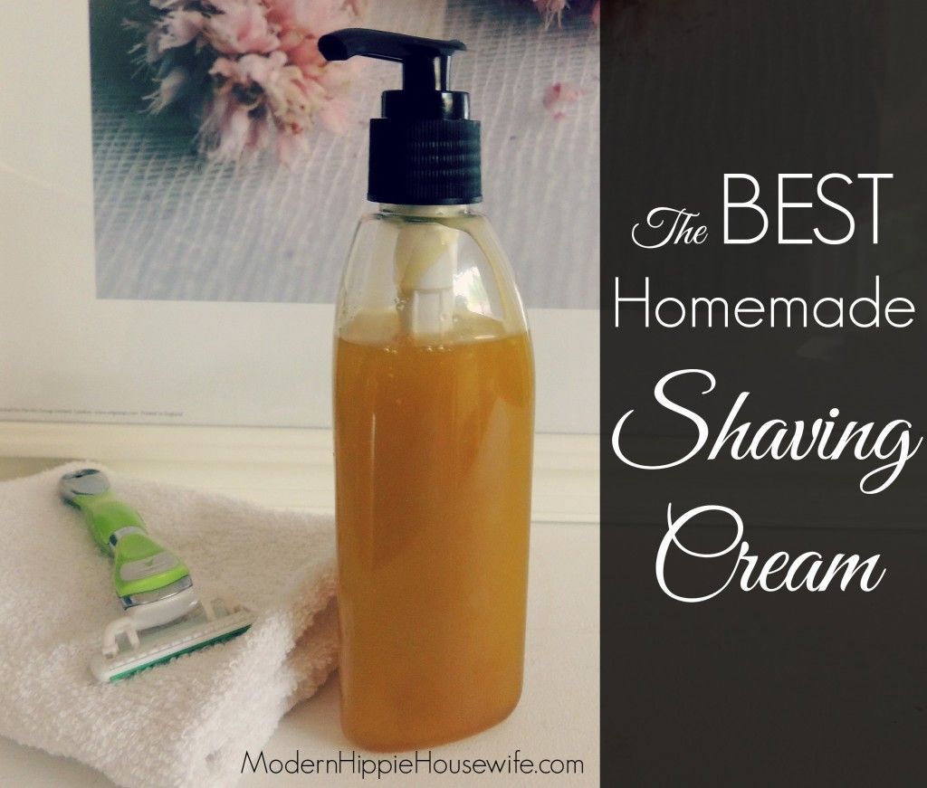 The BEST Homemade Shaving Cream (for Guys & Gals) – Modern Hippie Housewife