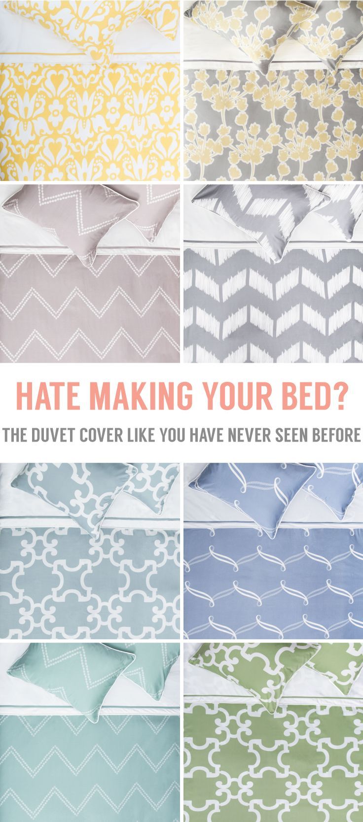 The easiest and fastest way to make your bed. As seen on the New York Times.