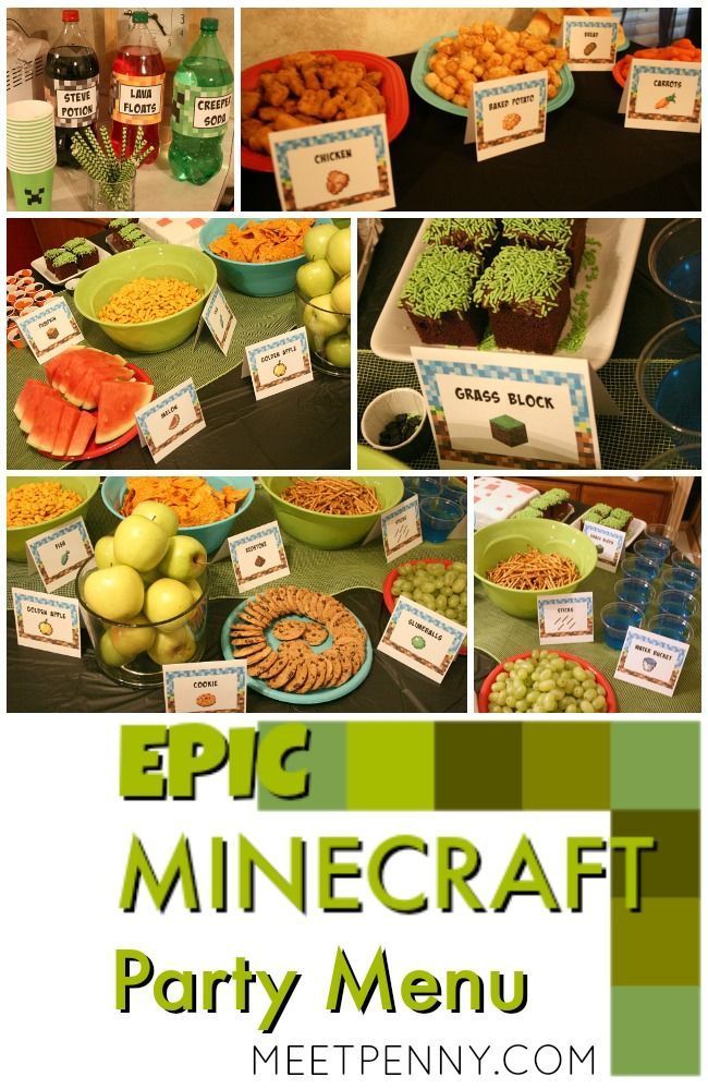 This is the best Minecraft birthday party I have seen and all of the Minecraft party ideas are completely doable without spending