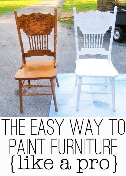 tips for painting furniture like a pro