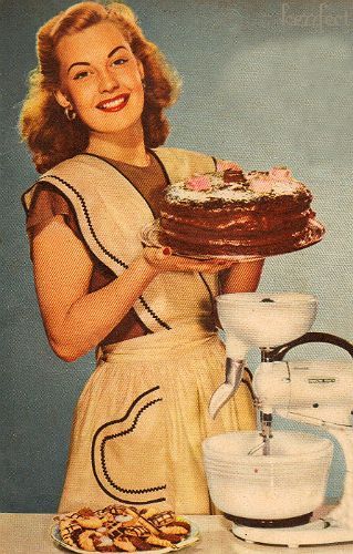 Vintage advertisement ~ Happy Housewife