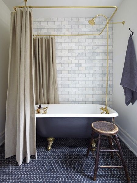 Vintage-Style Tub | Photo Gallery: Mandy Milks Bathroom Makeover | House & Home | photo Michael Graydon