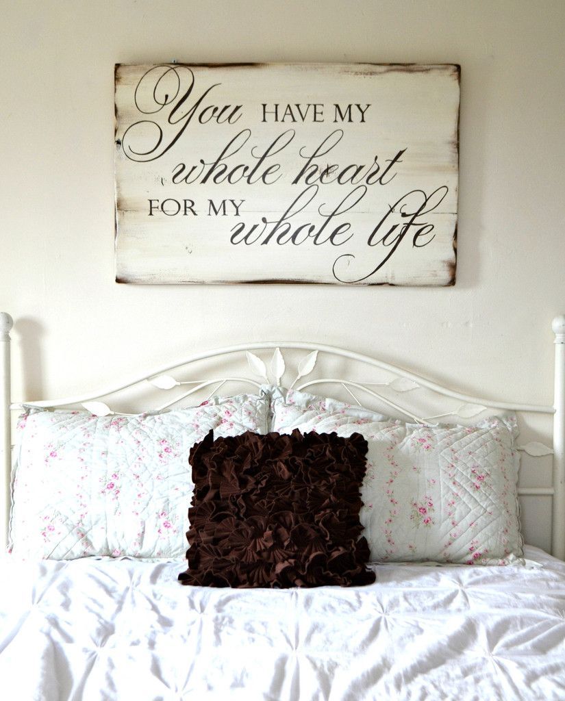 “You have my whole heart” Wood Sign {customizable} – Aimee Weaver Designs