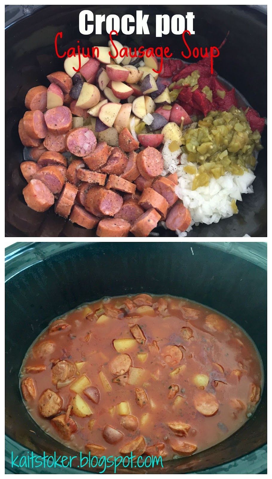 21 Day Fix approved, food that helps you lose! For Me: Crockpot Cajun Sausage Soup
