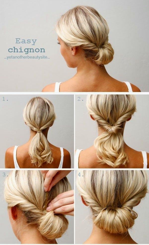 5 Super Easy Updo Hairstyles Tutorials