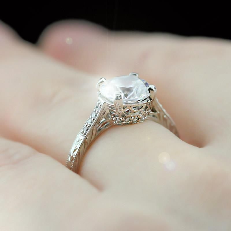 Vintage Antique Diamond Engagement Rings -   Vintage diamond rings