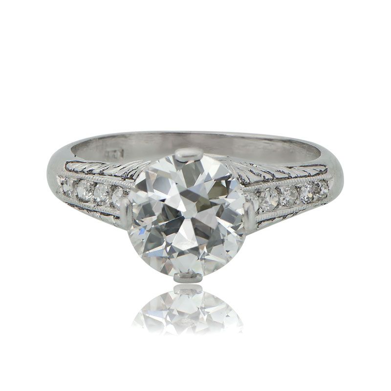 00 Carat Vintage Diamond Engagement Ring -   Vintage diamond rings