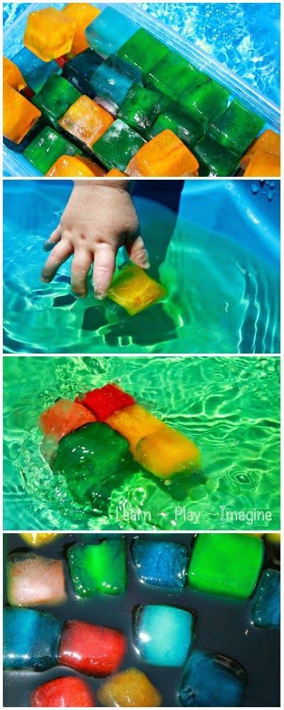 Baby and toddler safe sensory play for summer – I love how easy this is to set up!
