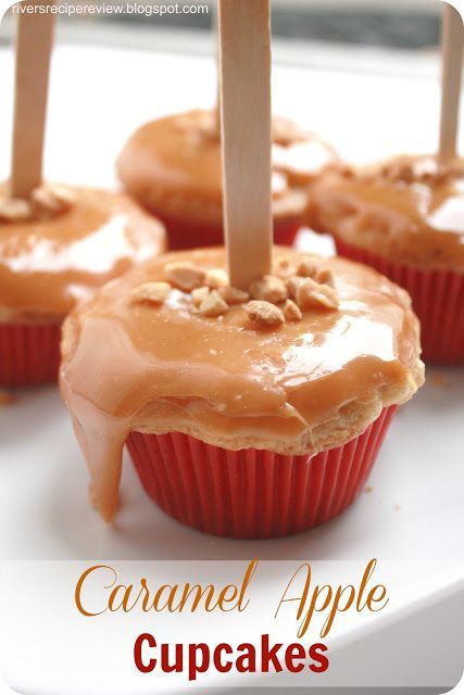 Caramel Apple Cupcakes.  They taste just like biting into a carmel apple and they are delicious!!