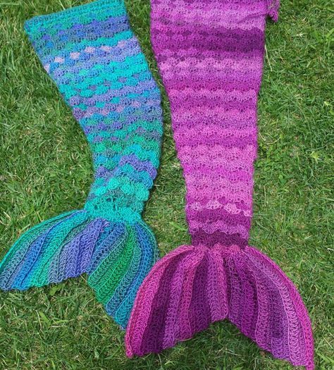 Crochet Mermaid Tail Blanket Pattern