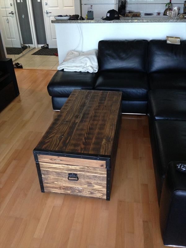 DIY Pallet Chest and Coffee Table | 101 Pallets