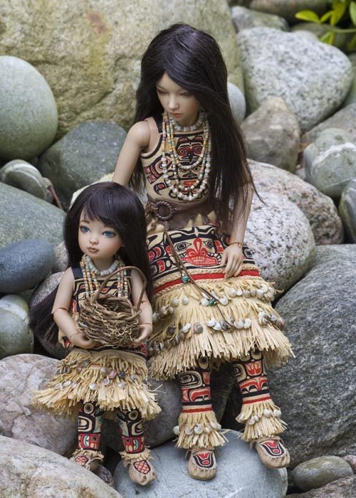 Fancy Footwear ~ Native American Dolls