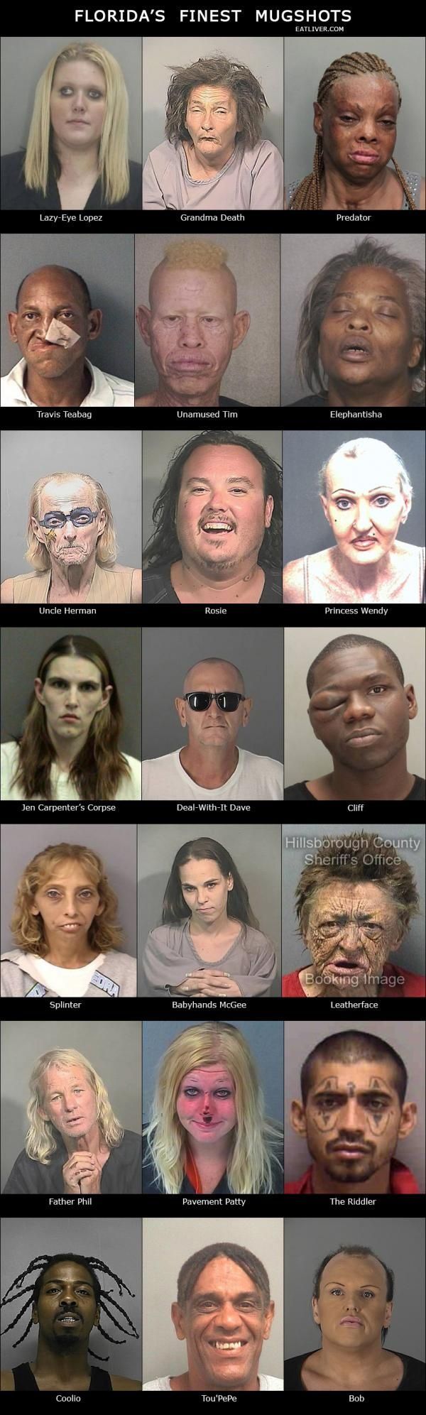 Florida’s Finest Mugshots – Seriously, For Real?