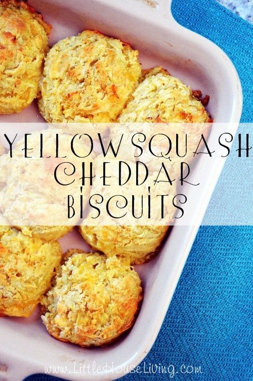 Have yellow squash in your garden right now? You HAVE to try this recipe! These biscuits are buttery and garlicky and SO good!