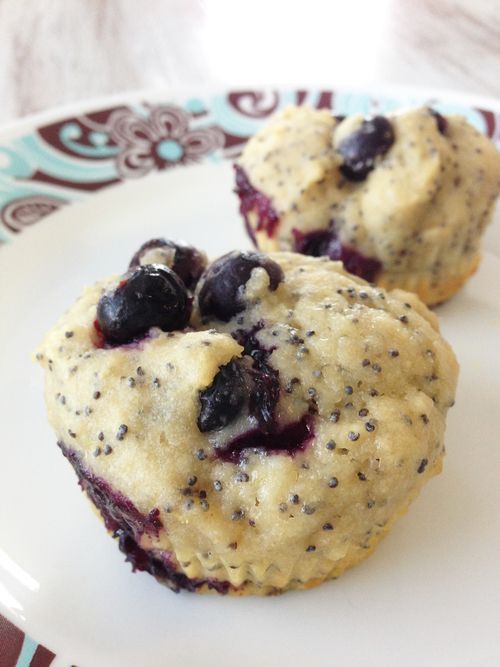 Healthified Lemon Blueberry Poppy Seed Muffins — The Skinny Fork *change a few things to make them cleaner*