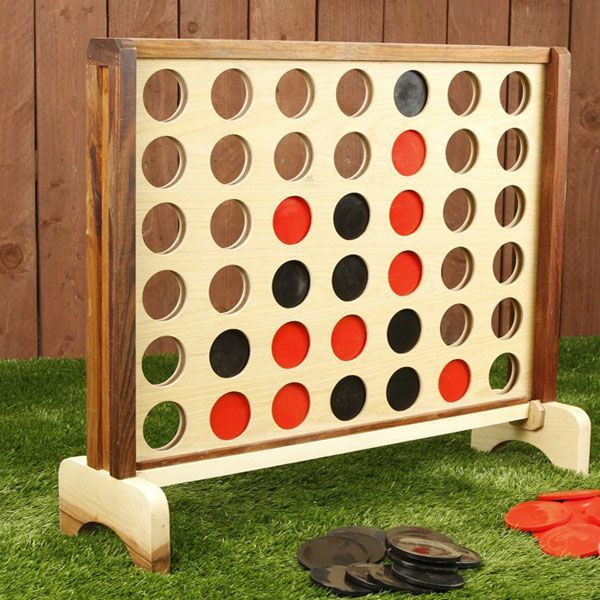 If you loved Connect Four as a kid, you’re going to go nuts for this giant version of the classic game. Giant Connect Four is a