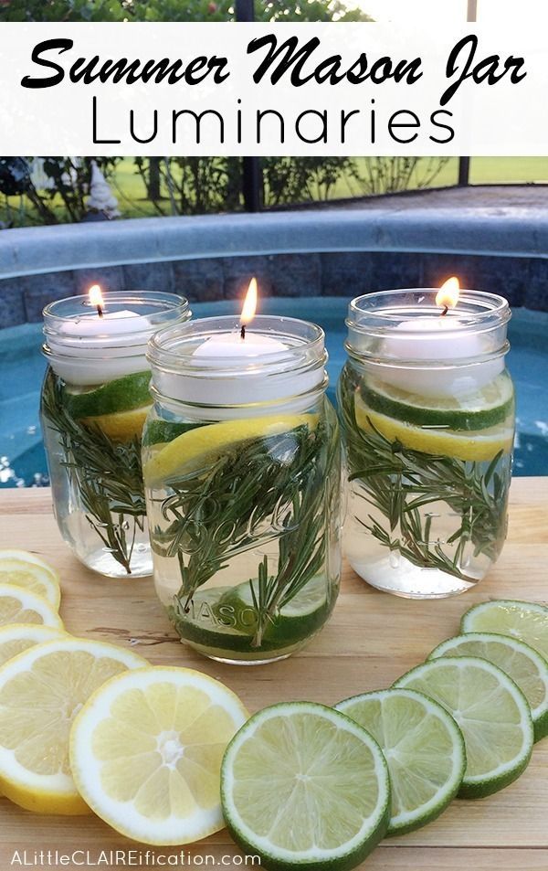 keep bugs away with DIY mason jar repellent