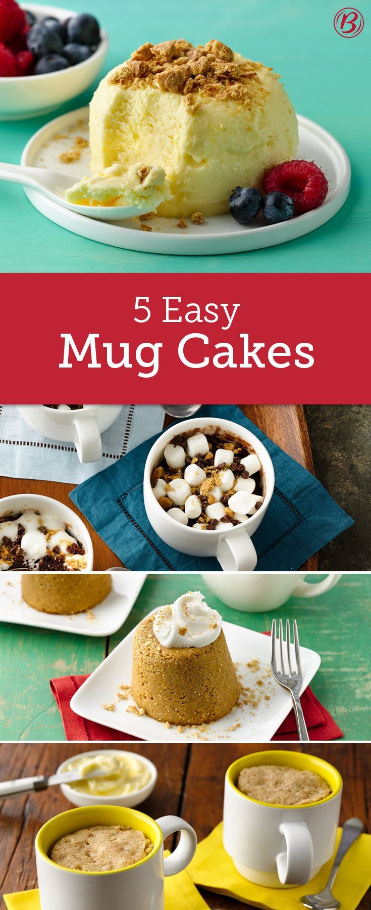 Look out coffee and hot cocoa, now you can make breakfast and dessert in your favorite mug, in minutes! From cheesecake and