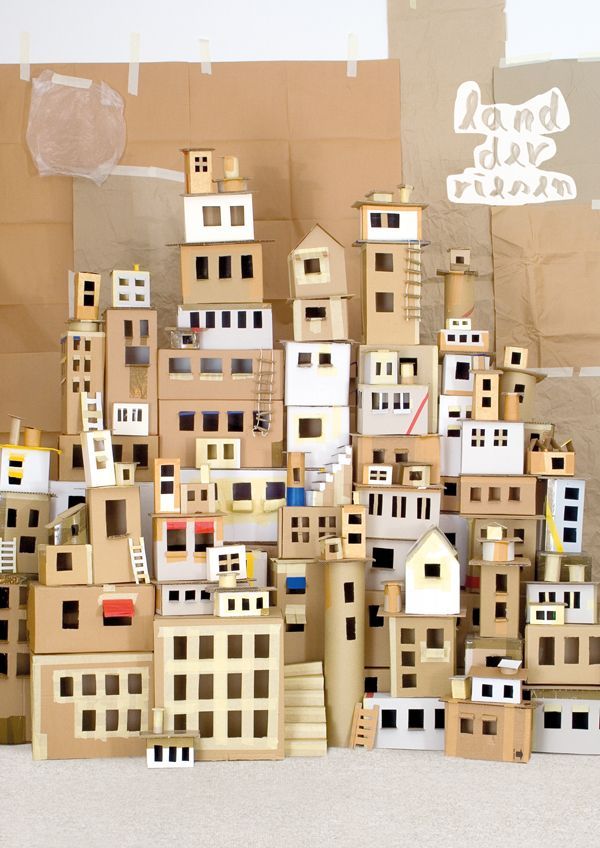 Make A Paper House Cardboard City