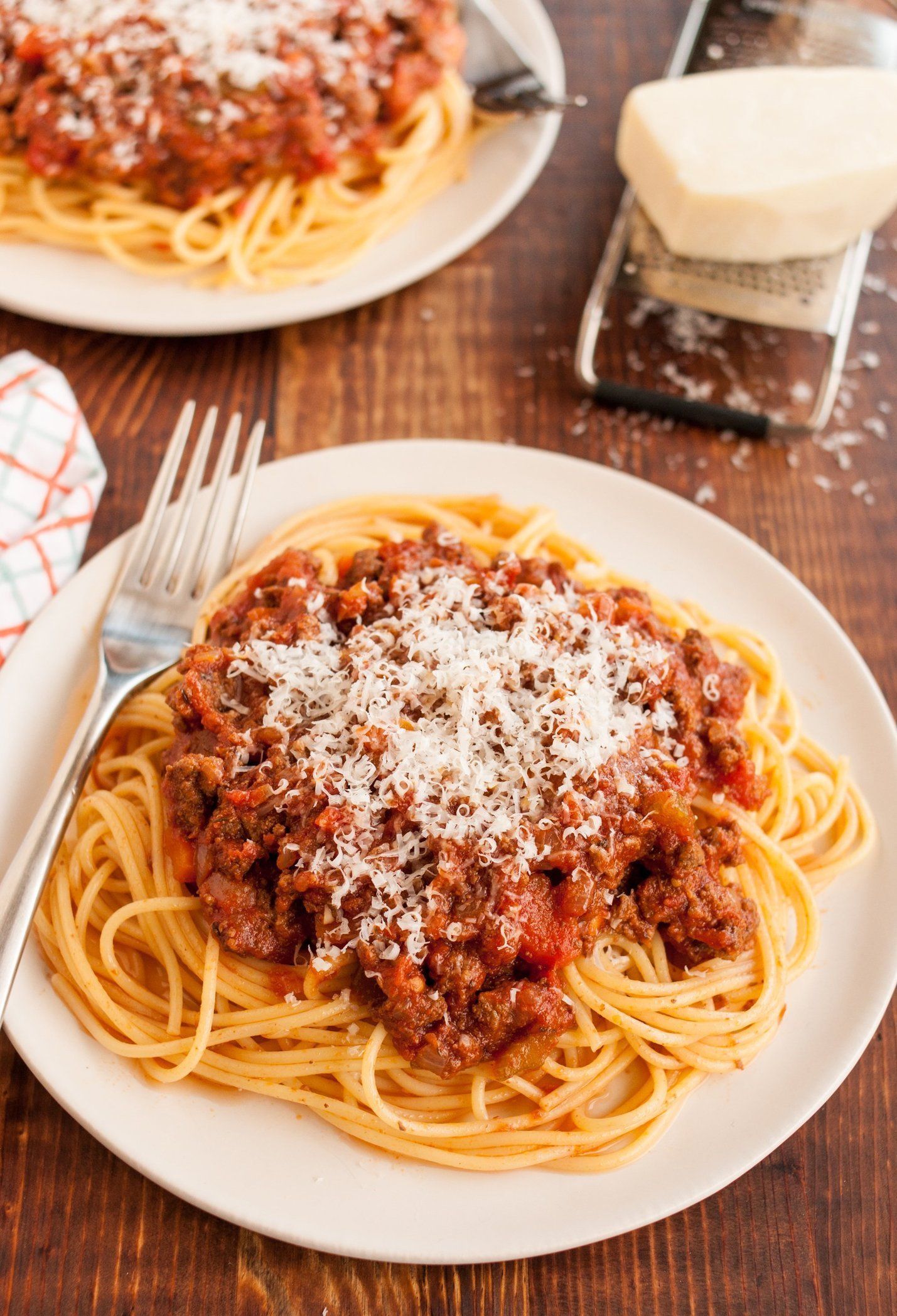 Making a good bolognese sauce is a real labor of love. Sure, you could just add some ground beef to a tomato sauce and call it
