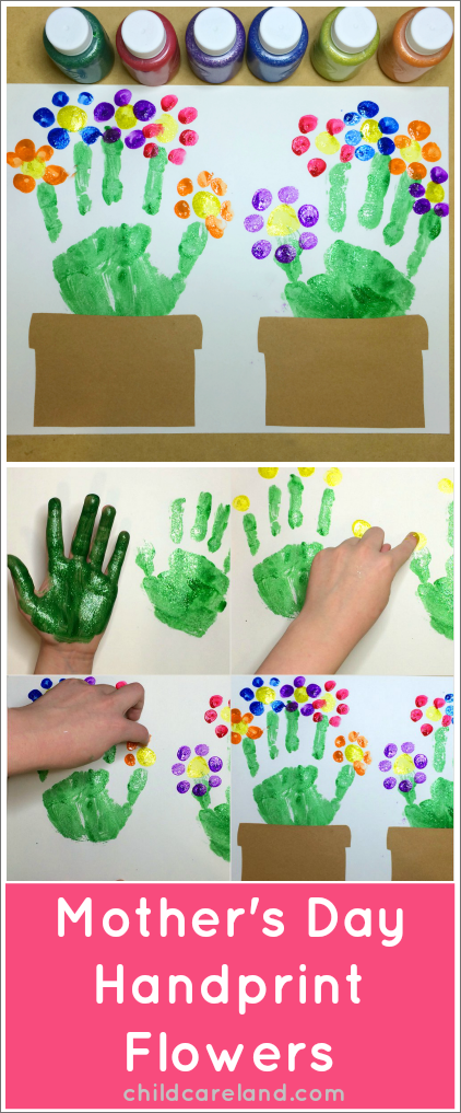 Mother’s Day Handprint Flowers … love these!!