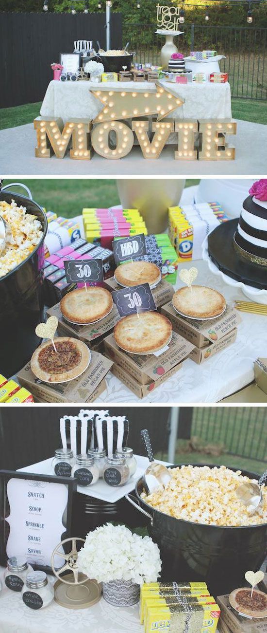 Outdoor Movie Night | DIY Party Ideas for Teen Girls