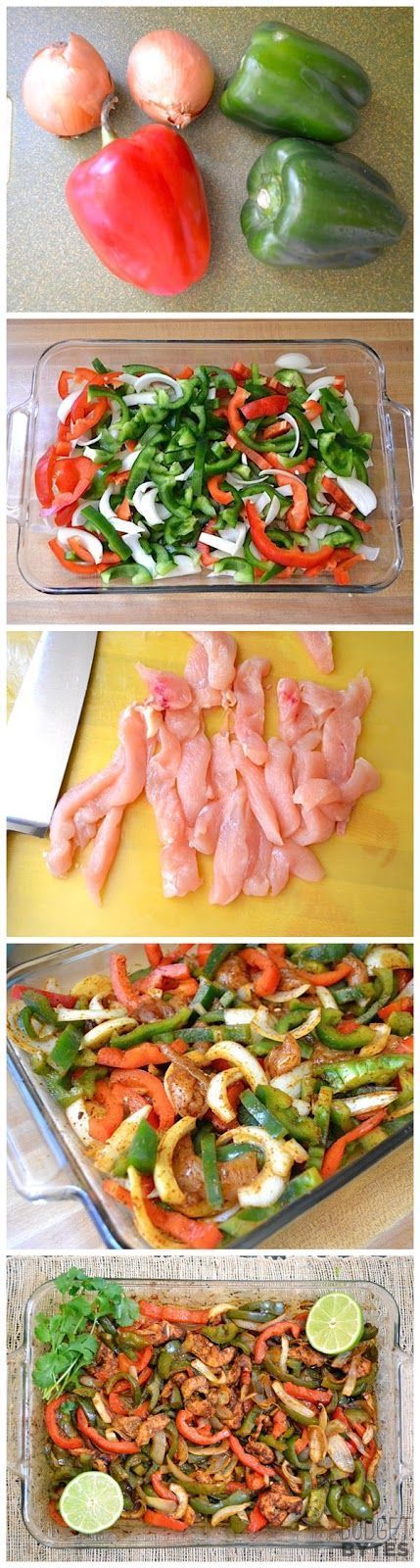 Oven Chicken Fajitas