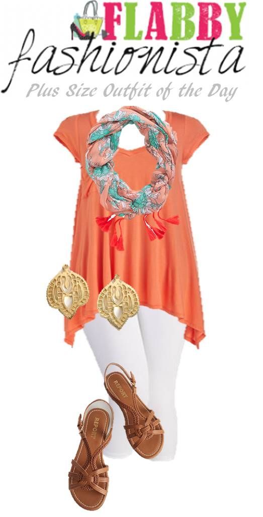 Plus Size Outfit of the Day – Spring Coral and Floral
