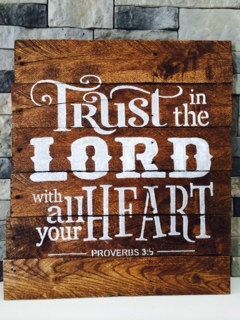 Reclaimed wood sign with verse from Proverbs 35 by GoodBookDesigns, $45.00