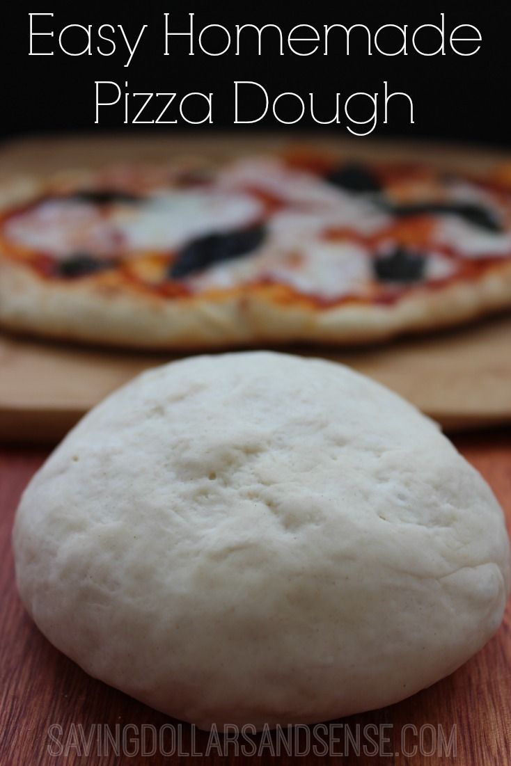 Super easy Homemade Pizza Dough!!