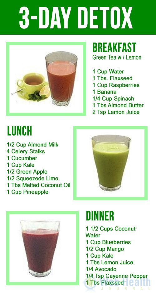 Weight loss/diet tips : 3-Day Detox