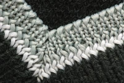 Adding a perpendicular border to an edge of blanket or shawl. Hopefully this will help me finish my projec