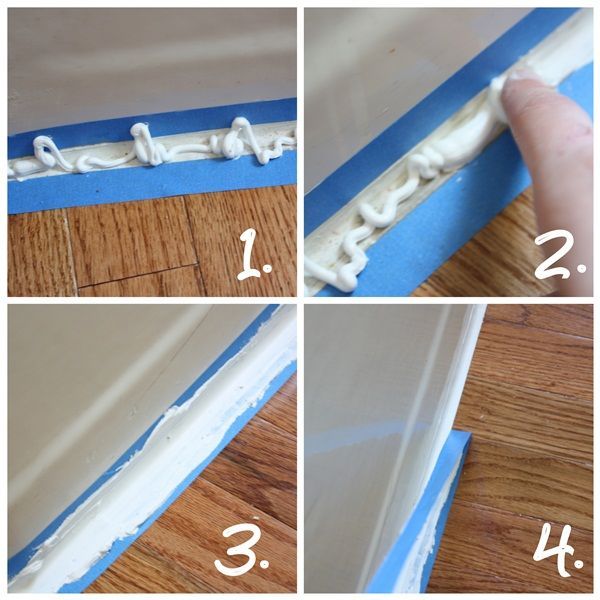 Amazingly easy trick to caulking. I am so trying this!!!