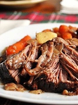 Balsamic Pot Roast – hands down the best pot roast I’ve ever had and/or made!