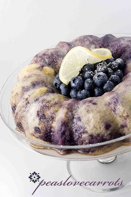 Blueberry Lemon Bundt Cake – recipe includes a boxed cake mix, fresh or frozen blueberries, and yogurt.
