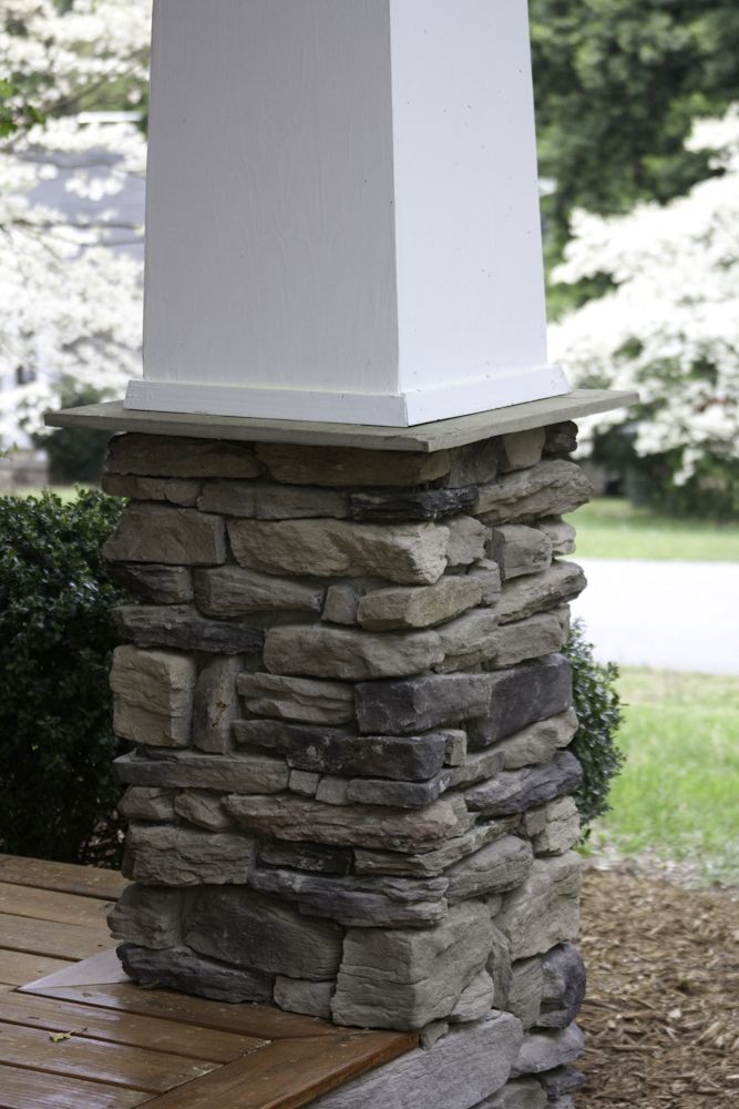 Craftsman Porch Columns | Craftsman-style porch column.