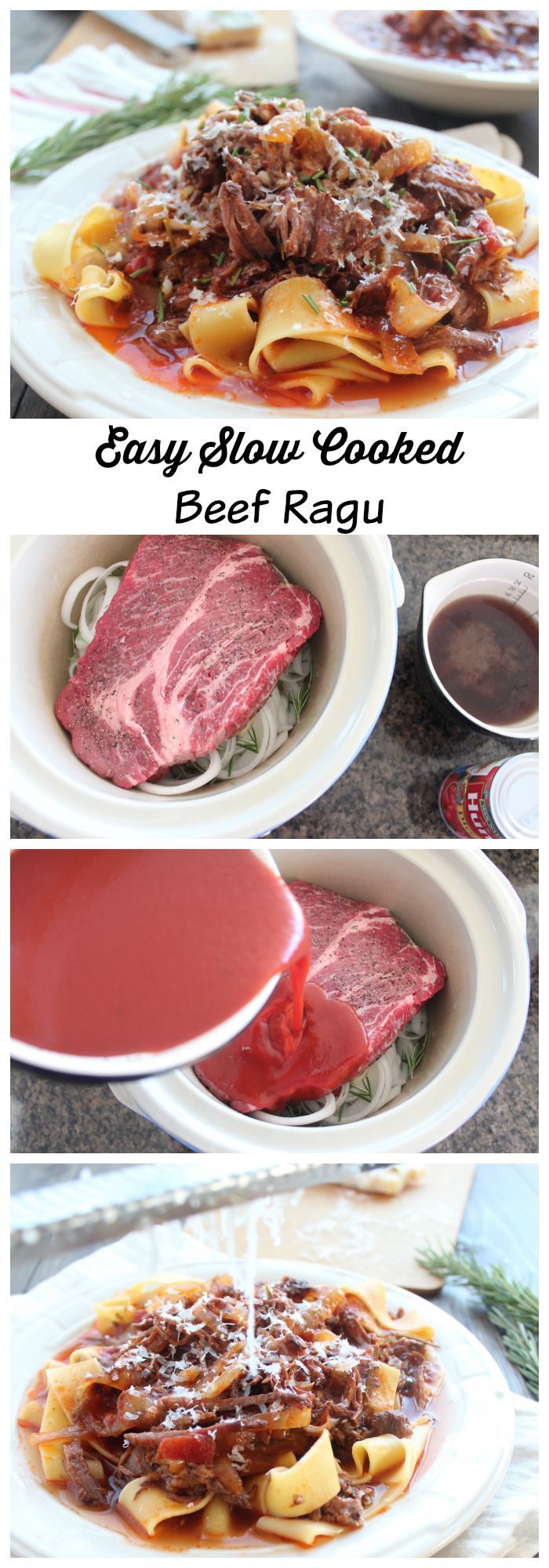 Easy Slow Cooked Beef Ragu Recipe