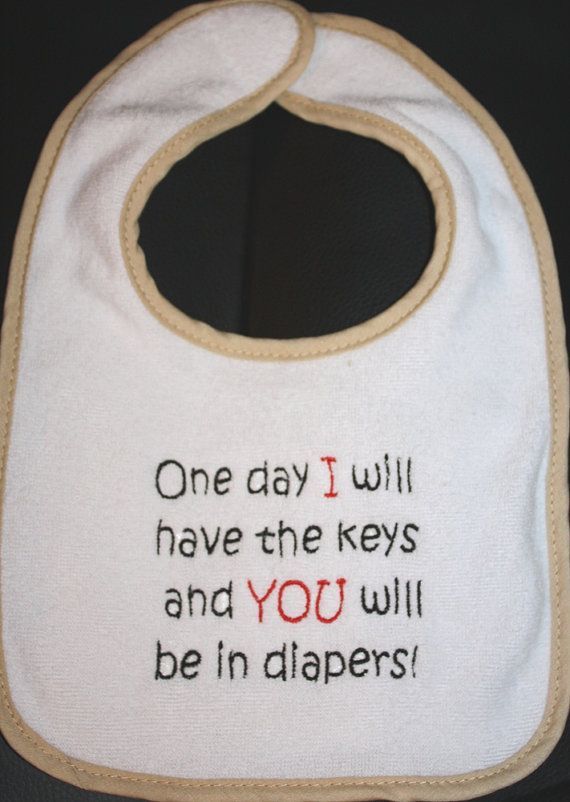 Embroidered baby bib made by  “From Babies 2 Bow Wows”  Great Baby shower gift!!!