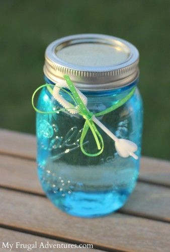 Homemade Bubble Solution — A perfect children’s party gift!  Just 3 ingredients and you will have big, t