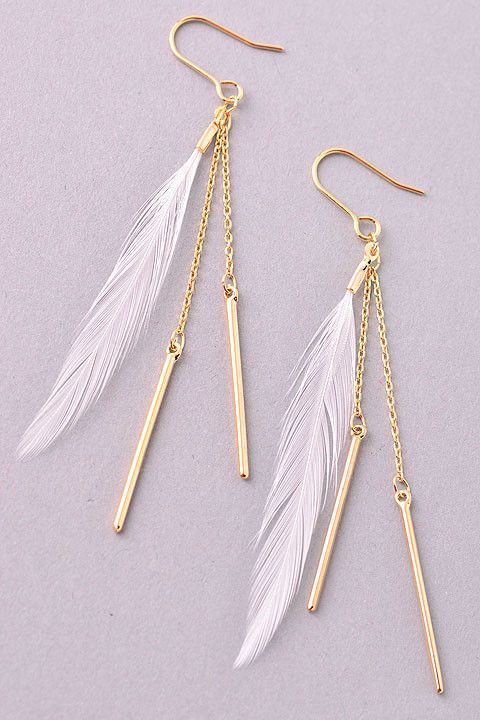 Lucky Feather Earrings