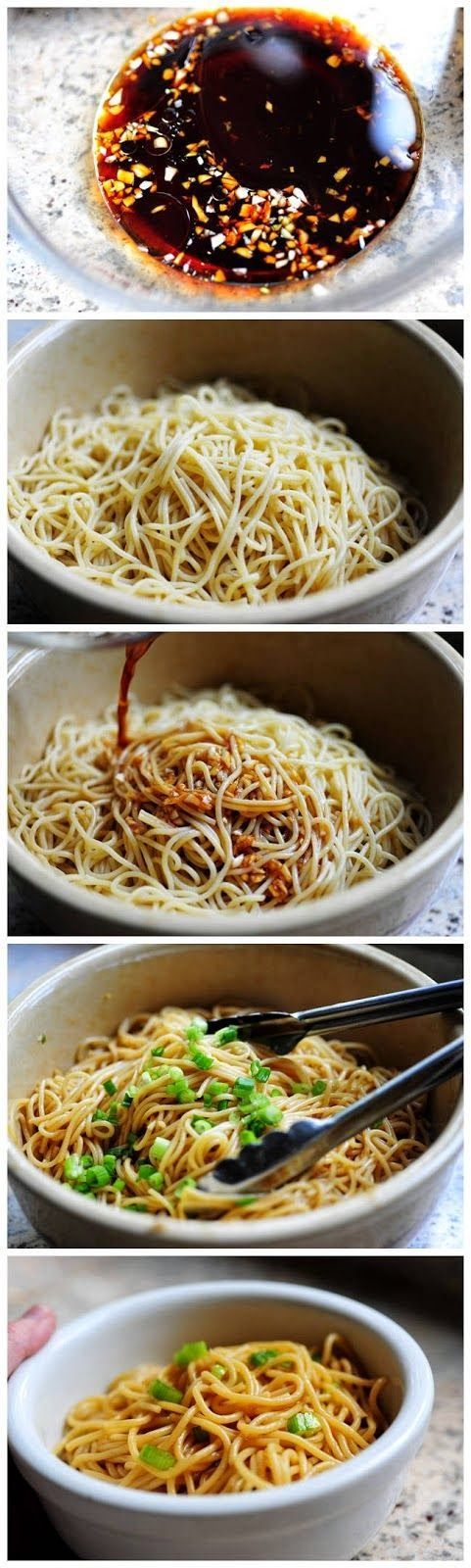 Simple Sesame Noodles ~ YES. I made, super easy and great side dish for Chinese night